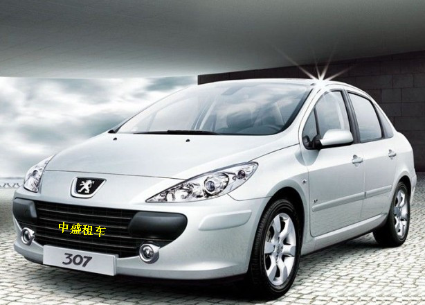 東風(fēng)標致307銀灰色